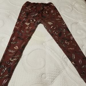 LuLaRoe feather leggings